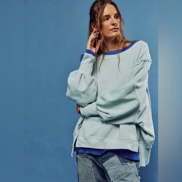 Free People We The Free Camden Sweatshirt - Picture 1 of 10